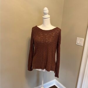 Cozy Maroon Knit Sweater
